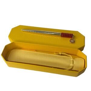 Swarovski Crystal Alea Ballpoint Pen, Red, Gold-Tone Plated